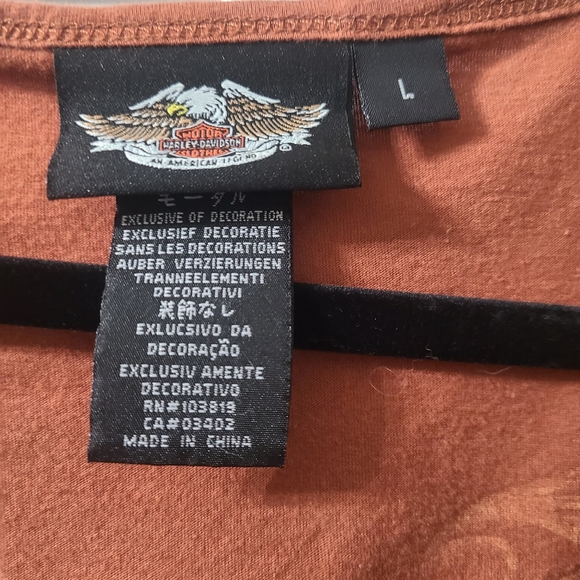 Vintage Harley Davidson ladies shirt - Picture 3 of 3